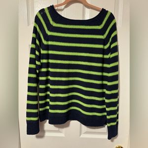 Chaps Sweater Blue and Green Womens XL